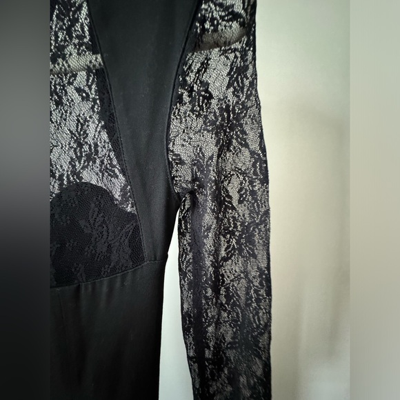 French Connection Black Lace Cocktail Dress - Picture 8 of 11